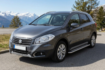 Suzuki SX4 S-Cross 2013–2016 Sidosteg Maydos V2 (2 st, aluminium / rostfritt stål) foto 1