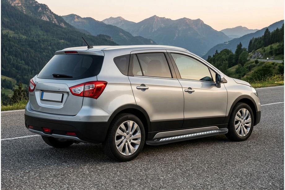 Suzuki SX4 S-Cross 2013–2016 Sidosteg Vision New Black (2 st, aluminium) Image