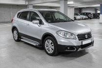 Suzuki SX4 S-Cross 2013–2016 Sidosteg Vision New Grey (2 st, aluminium) foto 1