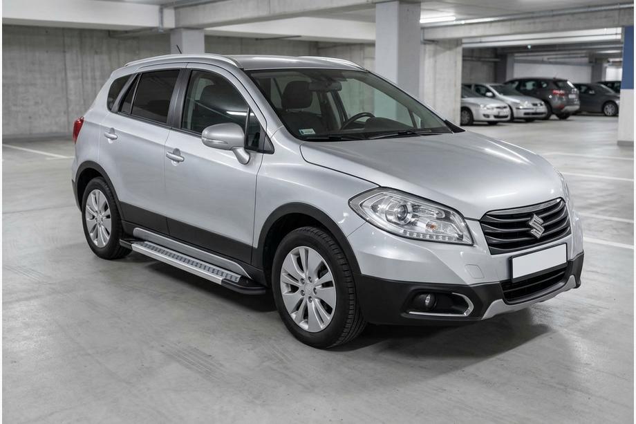 Suzuki SX4 S-Cross 2013–2016 Sidosteg Vision New Grey (2 st, aluminium) Image