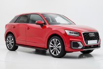Audi Q2 2016– Sidosteg Maya Red (2 st, aluminium) foto 1