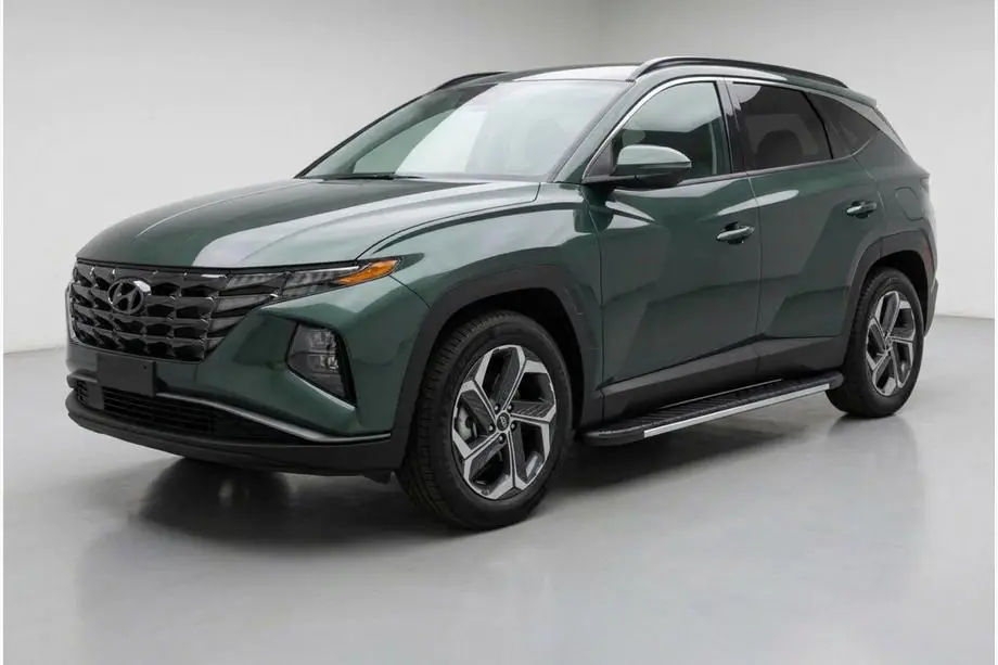 Hyundai Tucson NX4 2021– Sidotrösklar Bosphore Grey (2 st, aluminium) Image