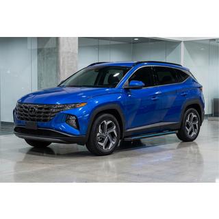 Sidosteg Maya Blue (2 st, aluminium) Hyundai Tucson NX4 2021– foto 1