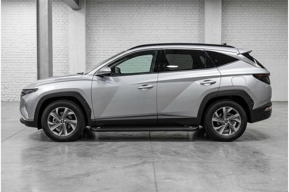 Hyundai Tucson NX4 2021– Sidosteg Allmond Black (2 st, aluminium) Image