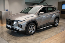 Hyundai Tucson NX4 2021– Sidosteg Line (2 st, aluminium) foto 1