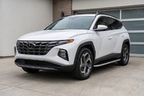 Hyundai Tucson NX4 2021– Sidosteg Tayga Grey (2 st, aluminium) foto 1