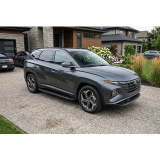 Sidosteg Tayga Black (2 st, aluminium) Hyundai Tucson NX4 2021– foto 1
