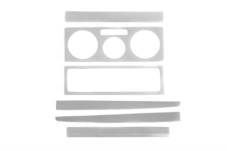 Volkswagen Golf 4 1997–2006 Aluminiumlister till instrumentpanel (AC) Image