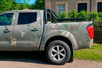 Mazda BT-50 2007–2012 Flakbåge (svart) foto 4