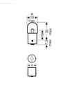 Signallampa Narva 17311 R10W 12V 10W BA15s foto 2