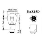 Signallampa Narva 17881 P21/4W 12V 21/4W BAZ15d foto 3