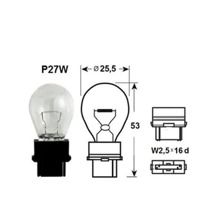 Narva 17941 P27W blinkerslampa 12V 27W W2,5x16d foto 2
