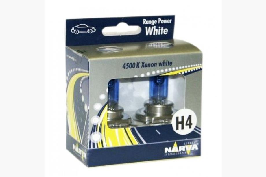 Narva H4 strålkastarlampa 100/90W Range Power White 48688 Image