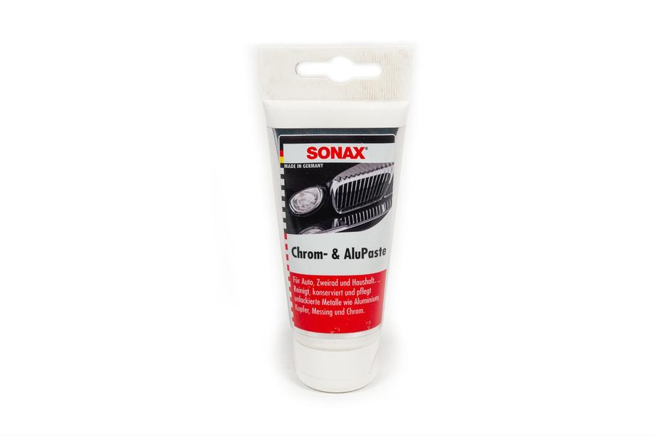 Sonax rengöringspasta för krom och aluminium, 75 ml Foto 1