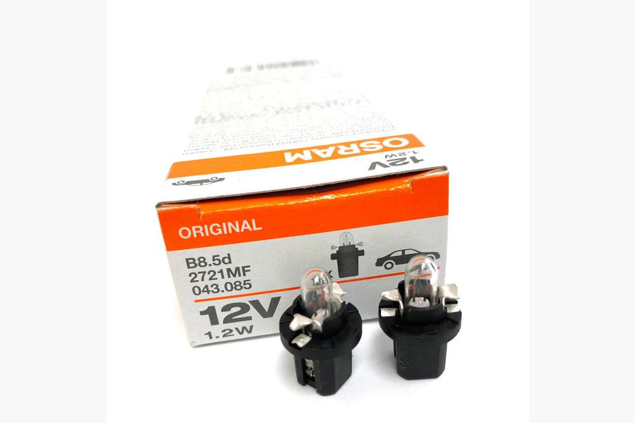 Indikatorlampa Osram 2721MF 1,2W 12V B8,5d 5X10FS Image