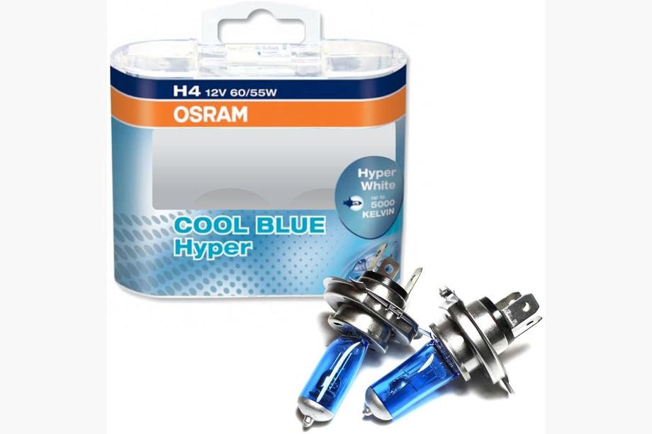 Osram H4 60/55W Cool Blue Hyper 64193CBH strålkastarlampa Image