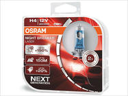 Osram H4 60/55W Night Breaker Laser +150% 64193NL150 strålkastarlampa foto 1