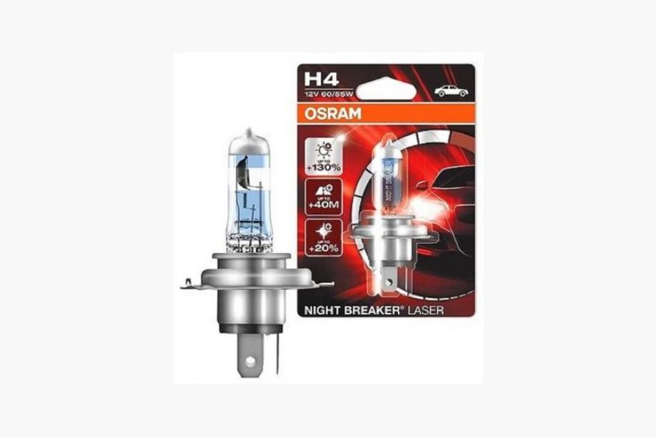 Strålkastarlampa Osram H4 60/55W Night Breaker Laser +130% 64193NBL130 (1 st) Image