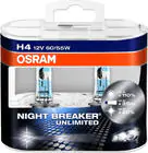 Osram H4 60/55W Night Breaker Unlimited +110% 64193NBU strålkastarlampa foto 1
