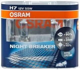 Osram H7 55W Night Breaker Plus 64210NBP strålkastarlampa foto 1