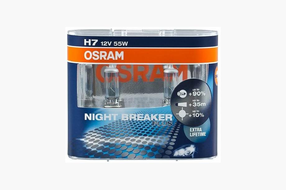 Osram H7 55W Night Breaker Plus 64210NBP strålkastarlampa Image