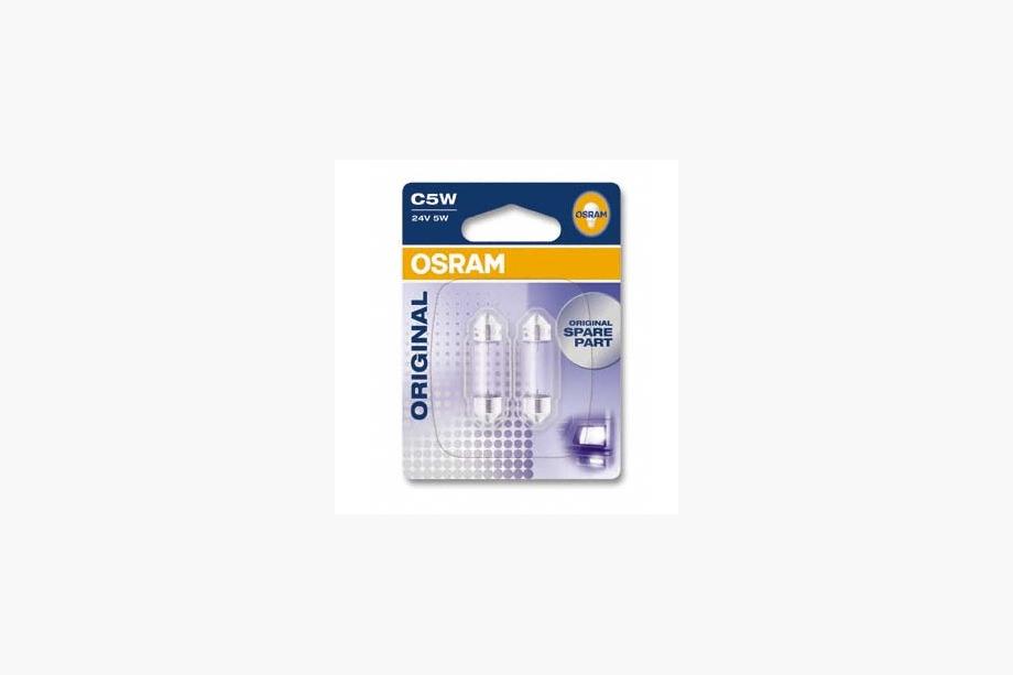 Signallampa Osram 6423-02B C5W 36mm 24V SV8.5-8 Image