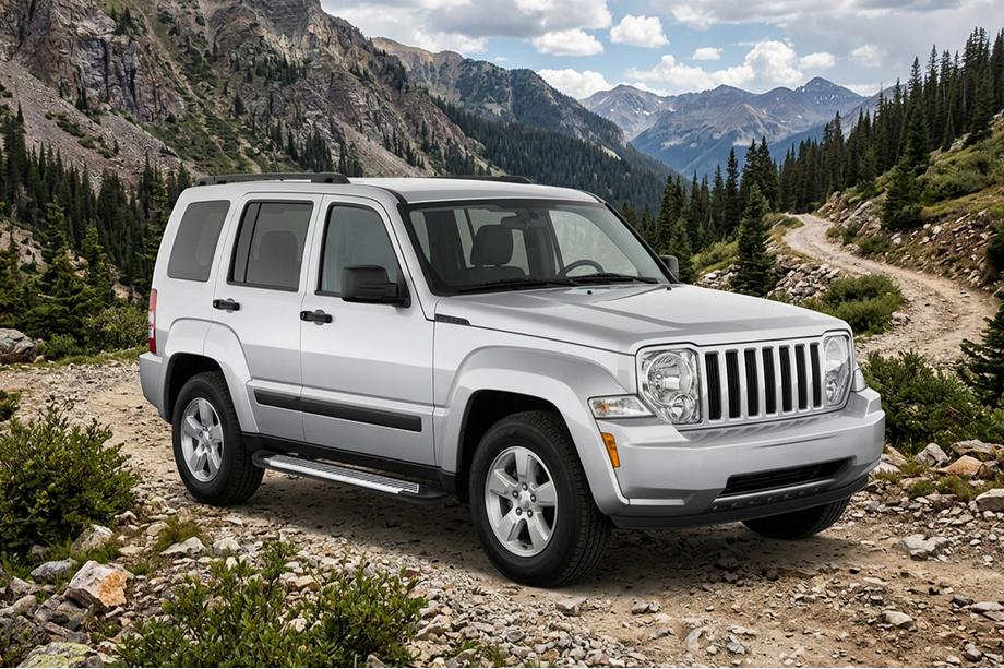 Jeep Cherokee/Liberty 2007–2013 Sidosteg Line (2 st, aluminium) Image