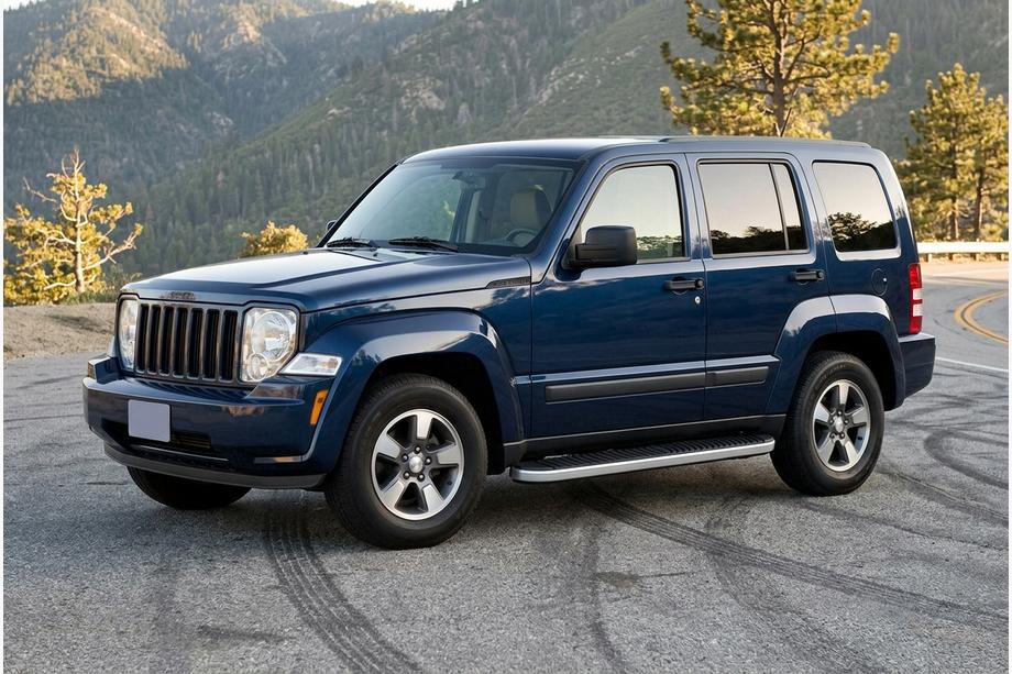 Jeep Cherokee/Liberty 2007–2013 Sidosteg Tayga Grey (2 st, aluminium) Image