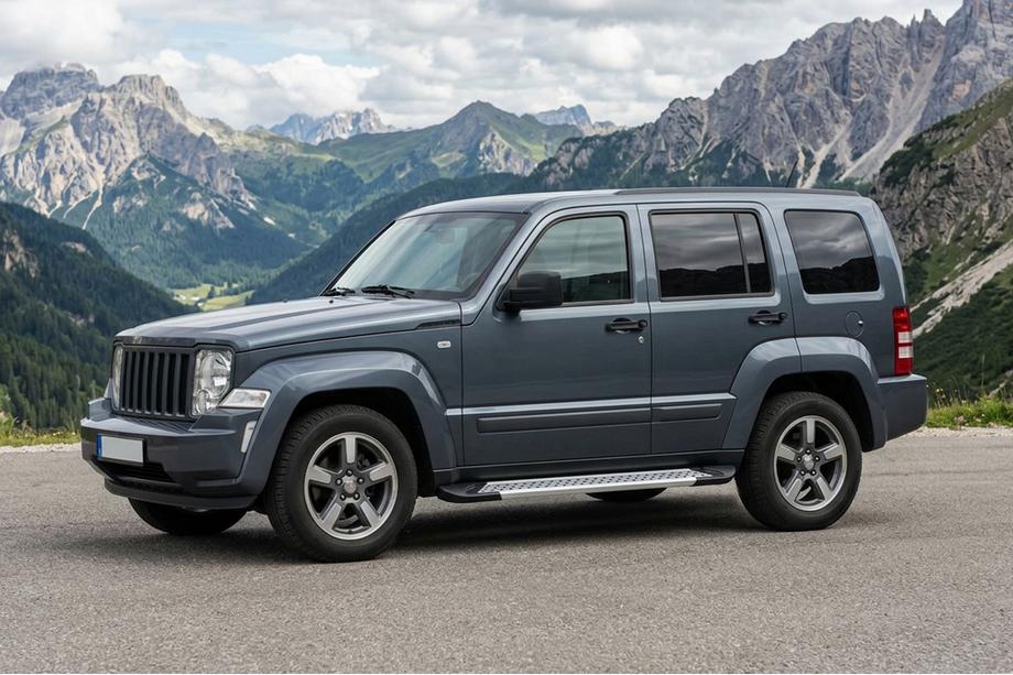 Jeep Cherokee/Liberty 2007–2013 Sidosteg Vision New Grey (2 st, aluminium) Image