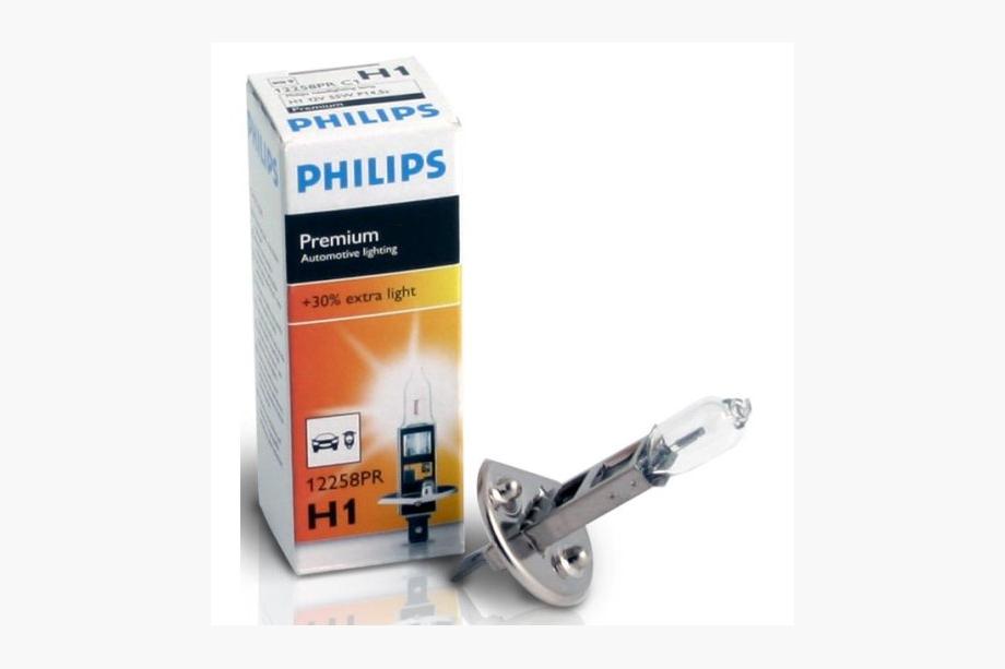 Philips H1 55W 12258PR Premium +30% halogen strålkastarlampa Image