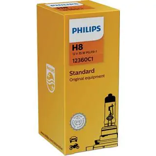 Philips H8 35W 12360 strålkastarlampa foto 2