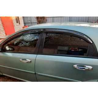 Vindavvisare för sidorutor HB (4 st, HIC) Chevrolet Lacetti 2003–2024 foto 3