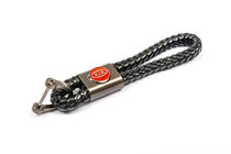 KIA Nyckelring i läder V1 med KIA-logotyp foto 1