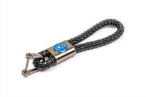 Subaru Nyckelring i läder V1 med Subaru-logotyp foto 2