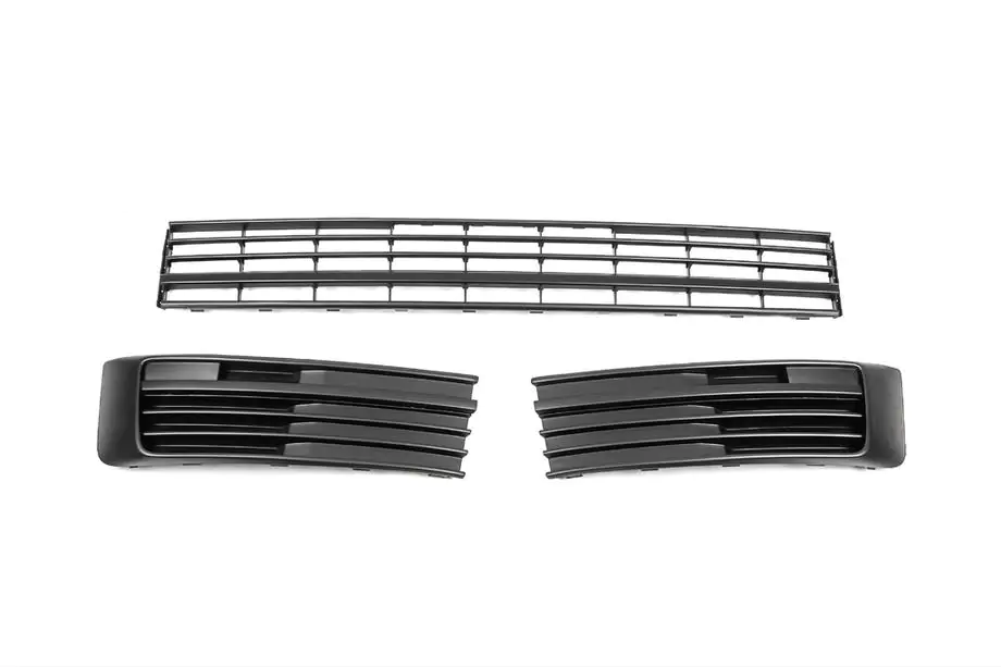 Volkswagen T6 2015–2024 Nedre frontgrill (3 delar, matt) Image