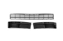 Volkswagen T6 2015–2024 Främre nedre grillar (3-delar, blank) foto 1