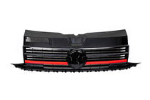 Volkswagen T6 2015–2024 Frontgrill med röd rand (för emblem) foto 3