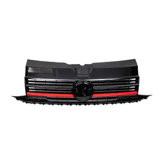 Frontgrill med röd rand (för emblem) Volkswagen T6 2015–2024 foto 3