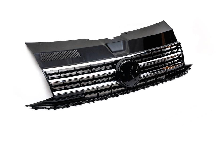 Volkswagen T6 2015–2024 Frontgrill med kromlist (för emblem) Image