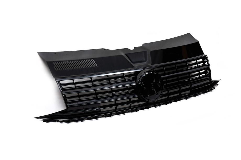Volkswagen T6 2015–2024 Frontgrill högglans svart (för emblem) Image