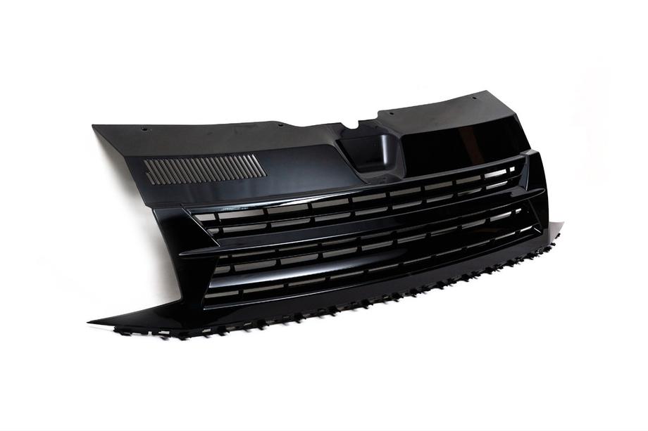 Volkswagen T6 2015–2024 Frontgrill blanksvart (utan emblem) Image