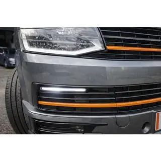 DRL-insatser till stötfångare (SportLine) Volkswagen T6 2015–2024 foto 1