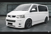 Volkswagen T5 2010–2015 Frontspoilerläpp till främre stötfångare ABT Original (för lackering) foto 1