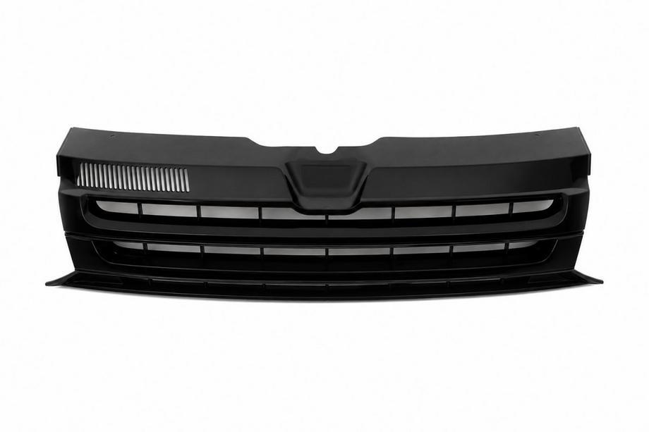 Volkswagen T5 2010–2015 Frontgrill svart blank (utan emblem) Image