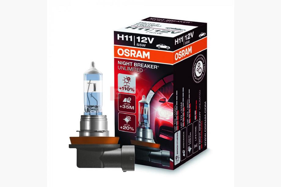Osram H11 NightBreaker Unlimited 55W 64211NBU strålkastarlampa Image