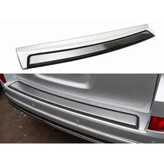 Insats till bakre stötfångare 2016+ (ABS + rostfritt stål) Toyota Land Cruiser 200 2007–2021 foto 1