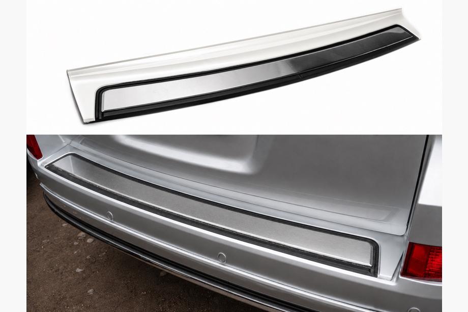 Toyota Land Cruiser 200 2007–2021 Insats till bakre stötfångare 2016+ (ABS + rostfritt stål) Foto 1