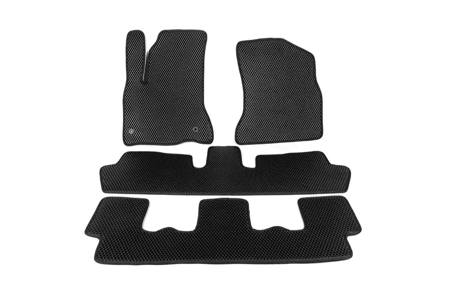 Citroen C-4 Picasso 2006–2013 EVA bilmattor (3 rader, svarta) Image