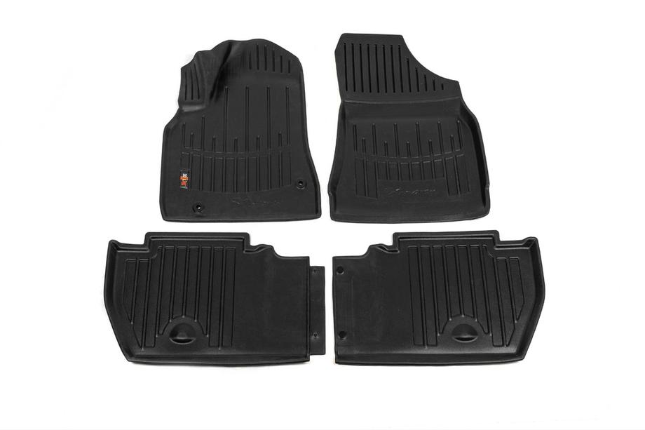 Citroen Berlingo 2008–2018 Stingray 3D golvmattor (4 st, polyuretan) Image