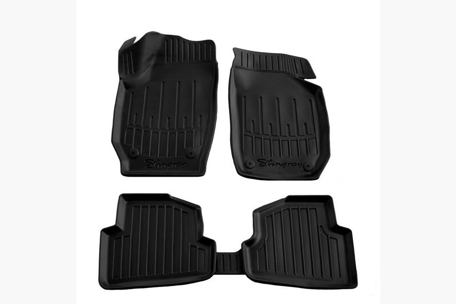 Skoda Fabia 2007–2014 Stingray 3D bilmattor (5 st, polyuretan) Image